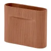 Muuto Ridge vaas 16,5 cm, Terracotta< Vazen