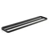Zone Denmark RIM handdoekstang dubbel 12x70 cm, Black< Handdoekenrekken & -Ringen