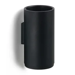Zone Denmark RIM tandenborstelbeker met wandhouder 13,6 cm, Black< Tandenborstelhouders
