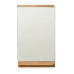 Form & Refine Rim wandspiegel 40x68 cm, Eikenhout< Wandspiegels