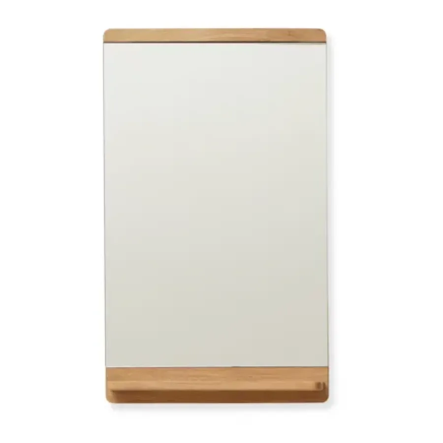 Form & Refine Rim wandspiegel 40x68 cm, Eikenhout< Wandspiegels