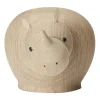 Woud Rina houten neushoorn, Medium< Houten Beelden