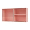 Montana Ripple I vitrinekast 69,6x35,4x20 cm, Ruby< Kasten & Vitrines