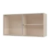 Montana Ripple I vitrinekast 69,6x35,4x20 cm, Clay< Kasten & Vitrines