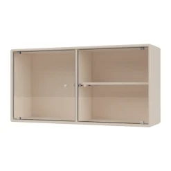 Montana Ripple I vitrinekast 69,6x35,4x20 cm, Clay< Kasten & Vitrines