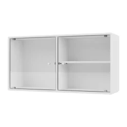 Montana Ripple I vitrinekast 69,6x35,4x20 cm, NewWhite< Kasten & Vitrines