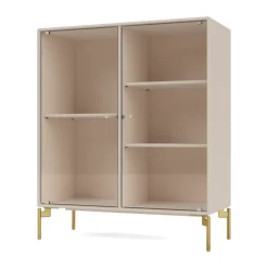 Montana Ripple II vitrinekast 69,6x82,2x30 cm, Claypoten brass< Kasten & Vitrines