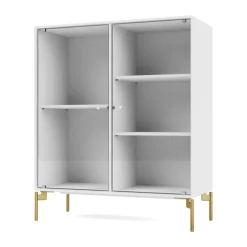 Montana Ripple II vitrinekast 69,6x82,2x30 cm, Snowpoten brass< Kasten & Vitrines