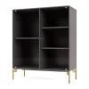 Montana Ripple II vitrinekast 69,6x82,2x30 cm, Coffeepoten brass< Kasten & Vitrines