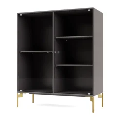 Montana Ripple II vitrinekast 69,6x82,2x30 cm, Coffeepoten brass< Kasten & Vitrines