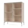 Montana Ripple II vitrinekast 69,6x82,2x30 cm, Claypoten chrome< Kasten & Vitrines