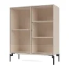 Montana Ripple II vitrinekast 69,6x82,2x30 cm, Claypoten black< Kasten & Vitrines