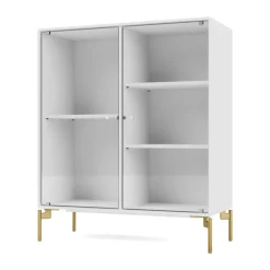 Montana Ripple II vitrinekast 69,6x82,2x30 cm, NewWitpoten messing< Kasten & Vitrines