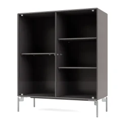 Montana Ripple II vitrinekast 69,6x82,2x30 cm, Coffeepoten chrome< Kasten & Vitrines