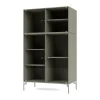 Montana Ripple III vitrinekast 69,6x117,6x38 cm, Fennelpoten chrome< Kasten & Vitrines