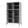 Montana Ripple III vitrinekast 69,6x117,6x38 cm, Fjordpoten black< Kasten & Vitrines