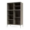 Montana Ripple III vitrinekast 69,6x117,6x38 cm, Trufflepoten chrome< Kasten & Vitrines