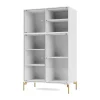Montana Ripple III vitrinekast 69,6x117,6x38 cm, NewWhitepoten brass< Kasten & Vitrines