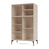 Montana Ripple III vitrinekast 69,6x117,6x38 cm, Claypoten black< Kasten & Vitrines
