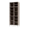 Montana Ripple IV vitrinekast 69,6x187,2x38 cm, Mushroompoten chrome< Kasten & Vitrines