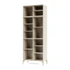 Montana Ripple IV vitrinekast 69,6x187,2x38 cm, Oatpoen brass< Kasten & Vitrines