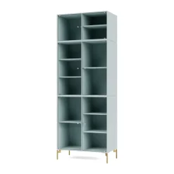 Montana Ripple IV vitrinekast 69,6x187,2x38 cm, Flintpoten brass< Kasten & Vitrines
