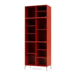 Montana Ripple IV vitrinekast 69,6x187,2x38 cm, Rosehippoten chrome< Kasten & Vitrines
