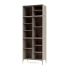Montana Ripple IV vitrinekast 69,6x187,2x38 cm, Mushroompoten brass< Kasten & Vitrines