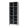Montana Ripple IV vitrinekast 69,6x187,2x38 cm, Graphicpoten black< Kasten & Vitrines