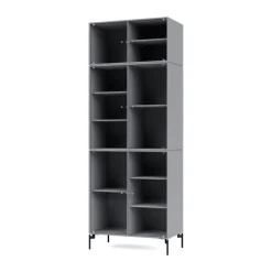 Montana Ripple IV vitrinekast 69,6x187,2x38 cm, Graphicpoten black< Kasten & Vitrines