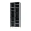Montana Ripple IV vitrinekast 69,6x187,2x38 cm, Graphicpoten brass< Kasten & Vitrines