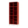Montana Ripple IV vitrinekast 69,6x187,2x38 cm, Rosehippoten brass< Kasten & Vitrines