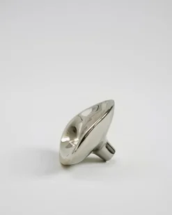 Hein Studio Ripple no. 01 kleine knop, Chrome< Haken & Hangers