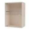 Montana Ripple wandkastje 35,4x46,8x20 cm, Clay< Kasten & Vitrines