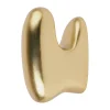 Broste Copenhagen Roberta haak 10x7 cm, Brass finish< Haken & Hangers