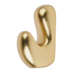 Broste Copenhagen Roberta haak 10x7 cm, Brass finish< Haken & Hangers