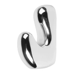 Broste Copenhagen Roberta haak 10x6 cm, Silver finish< Haken & Hangers