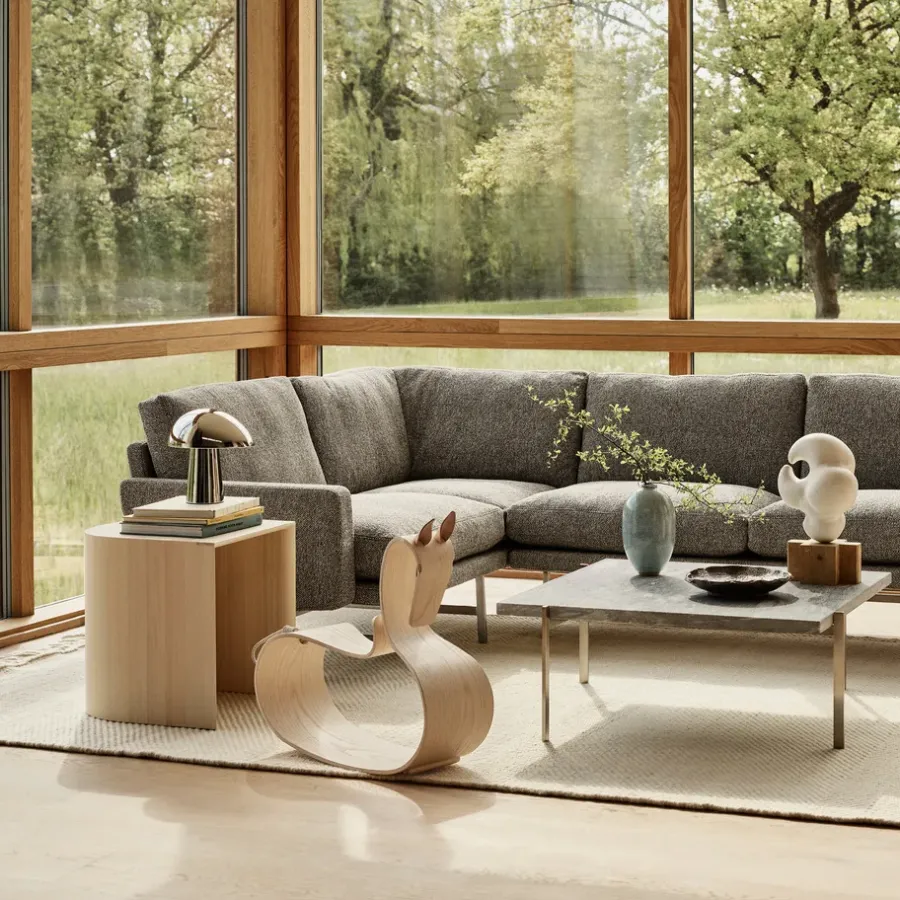 Fritz Hansen Rocking Horse hobbelpaard, Blank gelakte as< Kinderkamer Interieuraccessoires|Kinderkamer Interieuraccessoires