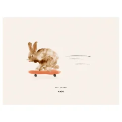 Paper Collective Rocky the Rabbit poster, 30x40 cm< Posters|Kinderkamer Interieuraccessoires