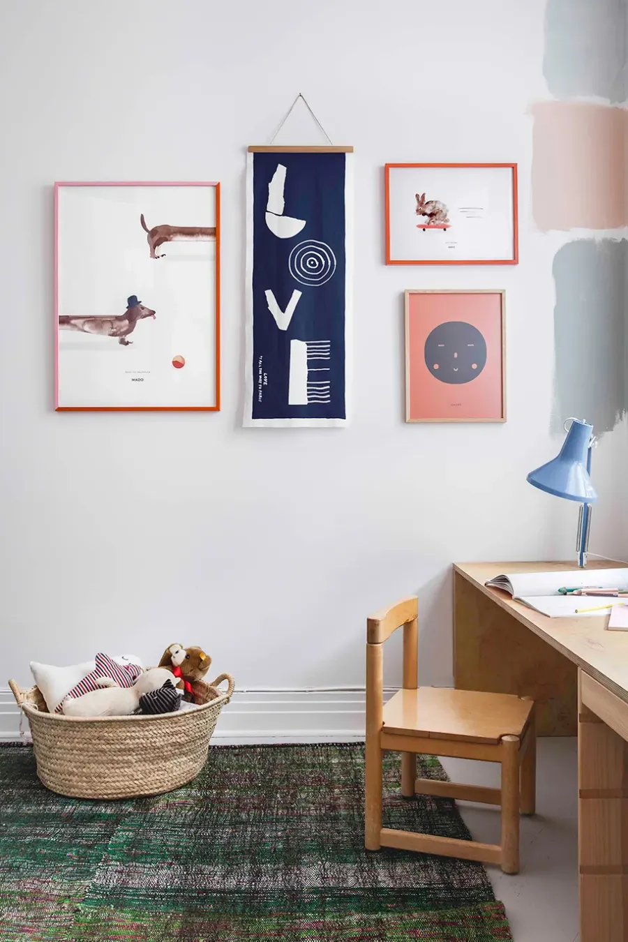 Paper Collective Rocky the Rabbit poster, 30x40 cm< Posters|Kinderkamer Interieuraccessoires