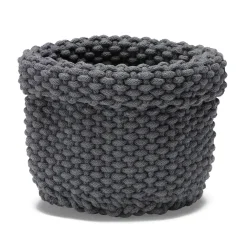 Etol Design Rope opbergmand, grafietgrijs< Opbergmanden