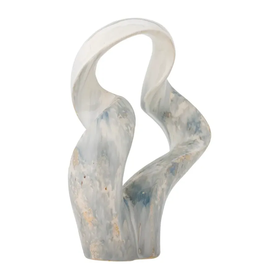 Bloomingville Rouyi decoratie 34,5 cm, Grey< Sculpturen & Porseleinen Beelden