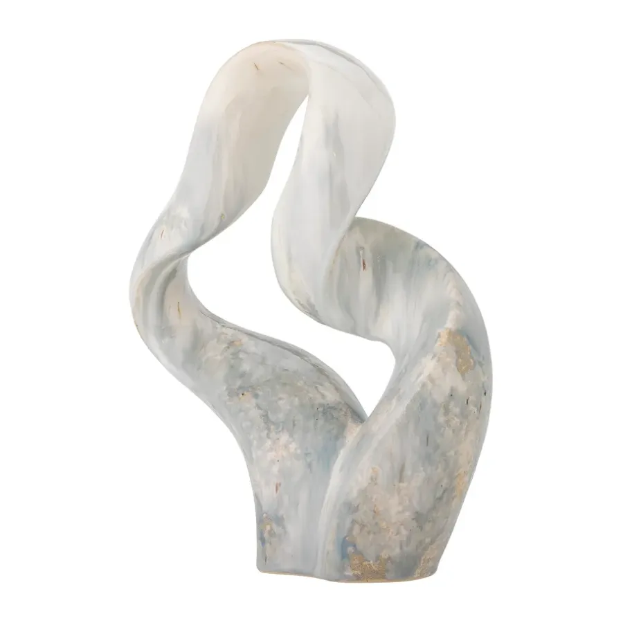 Bloomingville Rouyi decoratie 34,5 cm, Grey< Sculpturen & Porseleinen Beelden