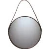 Ørskov spiegel bruin, Ø 40 cm.< Ronde Spiegels|Wandspiegels