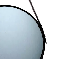 Ørskov spiegel zwart, Ø 50 cm.< Ronde Spiegels|Wandspiegels