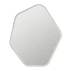 Broste Copenhagen Ruby wandspiegel 60x50 cm, Clear-black< Wandspiegels