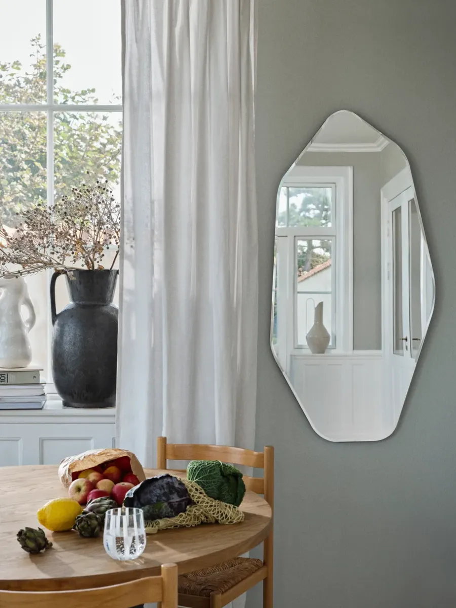 Broste Copenhagen Ruby wandspiegel 120x60 cm, Clear-black< Wandspiegels