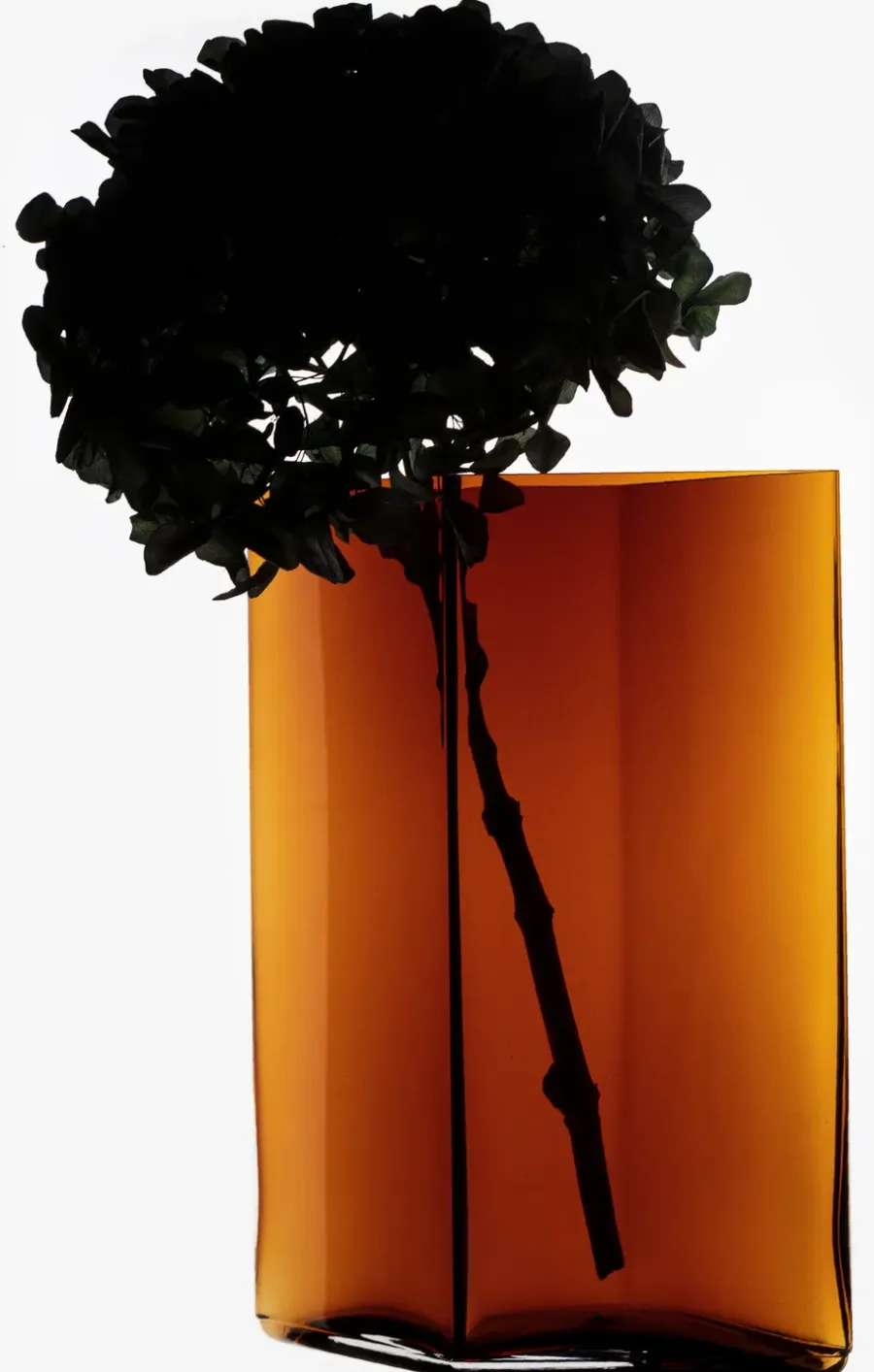 Iittala Ruutu vaaas 20,5 x 27 cm, koper< Vazen