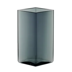Iittala Ruutu vaas 11,5 x 18 cm, grijs< Vazen