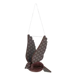 Bloomingville Sagalin Bird Ornament kersthanger, Brown< Kerstdecoraties
